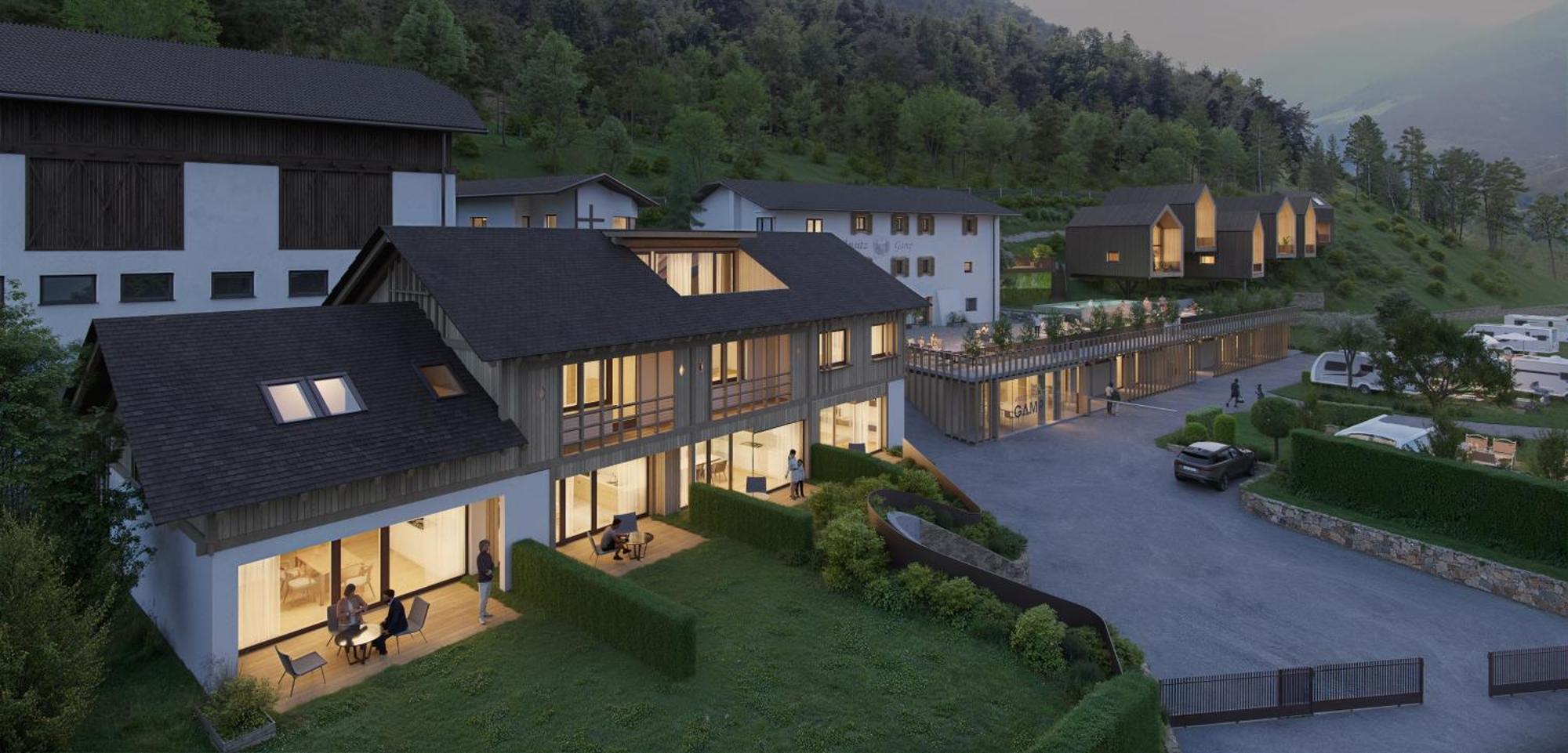 Hotel Ansitz Gamp Киуза Екстериор снимка